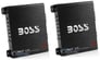 (2) BOSS Audio R1100M Amplifier + Sub Bass Remote Image 1