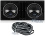 (2) Alpine Type-S SWS-12D2 3000w Car Subwoofers+Vented Sub Box Enclosure Image 1