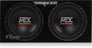 MTX Terminator TNE212D 1200w Dual 12&rdquo; Subwoofers+Sealed Box+Mono Amp+Amp Kit Image 3