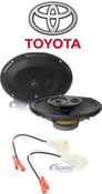 6.5" MTX Rear Factory Speaker Replacement Kit For 2003-2008 Toyota Corolla Image 1