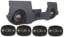 2013-16 Dodge Ram Quad/Crew Cab Powered Dual 10" MTX Subs+Box+4) Kicker Speakers Image 1