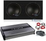 (2) MTX 3510-04 10" 1000w Car Subwoofers+Sealed Sub Box+Mono Amplifier+Amp Kit Image 1