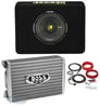 Kicker CompC TCWC104 (44TCWC104) + Amp + Amp kit Package Image 1