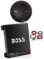 Polk Audio MM842DVC 8&rdquo; 900w DVC Car Audio Subwoofer Sub+Mono Amplifier+Amp Kit Image 1