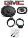 2015-2017 GMC Sierra 2500/3500 Kenwood 6x9" Front Speaker Replacement Kit Image 1