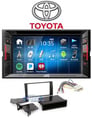 JVC DVD/CD Player Monitor w/Bluetooth/USB/iPhone/Android For 02-06 Toyota Camry Image 1