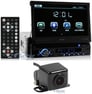 SSL SD726MB 1-Din 7" In-Dash DVD Monitor Receiver w/Bluetooth USB/SD/AUX+Camera Image 1