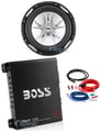 Sound Storm SLR8DVC 1000 Watt 8" 4-Ohm DVC Car Subwoofer+Mono Amplifier+Amp Kit Image 1