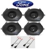 MTX Front+Rear Speaker Replacement For 1999-2004 Ford F-250/350/450/550 Image 1