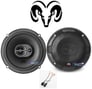 MTX 6.5" Front Factory Speaker Replacement Kit For 1995-2000 Dodge Stratus Image 1