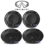 MTX Front+Rear Speaker Replacement For 2005-2007 INFINITI G35 Image 1