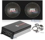 (2) MTX Audio TN10-04+Dual Sealed Subwoofer Enclosure+Mono Amp+Amp Kit Image 1