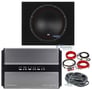 MTX 5512-22 12" 800w Subwoofer+Free Sealed Enclosure+Mono Amplifier+Amp Kit Image 1