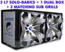 Kicker Dual 10" L7 Combo: (2) S10L7 Subs, + (1) Box + (2) L7 Grills Image 1