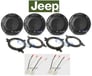 MTX 6.5" Front+Rear Speaker Replacement Kit For 1996-1998 Jeep Grand Cherokee Image 1