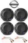 MTX Front+Rear 6.5" Speaker Replacement Kit For 2007-2012 Nissan Altima Image 1