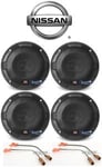 MTX Front+Rear 6.5" Speaker Replacement For 2003-2004 Nissan Pathfinder LE/SE Image 1