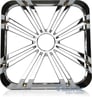 2) Kicker 11L712GLCR 12" Chrome Grilles w/LEDs For Solo Baric 11S12L7 Subwoofers Image 2
