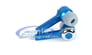 Coby CV215BLU (Blue)) Jammerz In-Ear/Ear-Bud & On-Ear Headphone 2-In-1 Combo Image 5