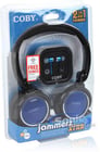 Coby CV215BLU (Blue)) Jammerz In-Ear/Ear-Bud & On-Ear Headphone 2-In-1 Combo Image 6