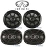 Kicker Front+Rear Speaker Replacement For 2004-2005 INFINITI QX56 Image 1