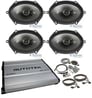 4) Kicker 43CSC684 CS68 6x8" 450w Car Audio Speakers+4-Channel Amplifier+Amp Kit Image 1