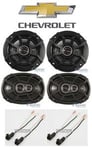 Kicker Front+Rear Speaker Replacement For 1995-1999 Chevrolet Chevy Monte Carlo Image 1