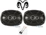 Kicker 6x9" Rear Factory Speaker Replacement Kit For 2001-2006 Dodge Stratus Image 1