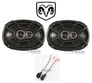 Kicker 6x9" Rear Factory Speaker Replacement Kit For 1995-2000 Dodge Avenger Image 1