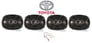 Kicker 6x9" Front+Rear Factory Speaker Replacement Kit For 2002-06 Toyota Camry Image 1