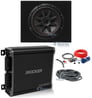 Kicker 43CVR124 12" 800W Sub + Kicker Amplifier+ Free Sealed Enclosure+ Wire Kit Image 1