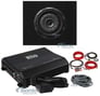 Kicker 43CVT104 COMPVT 800w 10" Slim Subwoofer+Sealed Sub Box+Amplifier+Amp Kit Image 1