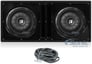 (2) Kicker 43CVT122 + Vented Box Image 1