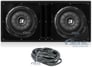 (2) Kicker 43CVT124 COMPVT 12" 1600 Watt Car Subwoofers+Vented Sub Box Enclosure Image 1