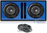 (2) Kicker 43CVT124 COMPVT 12" 1600 Watt Car Subwoofers+Vented Sub Box Enclosure Image 1