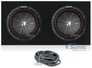 (2) Kicker 43CWR104 COMPR10 10" 1600W Car Subwoofers+Sealed Sub Box Enclosure Image 1