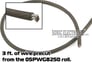 PRECUT 3 ft. - Kicker 8 AWG Gray Power/Ground Wire from 05PWG8250 Roll Image 1