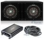 (2) Kicker 43CWRT102 10" 1600W CompRT10 Car Subwoofers+CXA1200.1 Amp+Vented Box Image 1