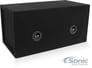 2) Kicker 43CWRT102 10" Car Subwoofers+Sealed Sub Box Enclosure 1600W DVC 2 Ohm Image 4