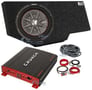Sub Box+Kicker 12" Subwoofer+Mono Amplifier+Amp For 2002-Up Dodge Ram Quad Cab Image 1