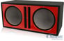 (2) Kicker 43CWRT122 COMPRT12 2000W 12" Car Sub+Vented Sub Box Enclosure(Red) Image 4