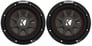 (2) Kicker 43CWRT671 COMPRT67 6.75" 600W DVC 1-Ohm Car Subwoofers Subs Image 1