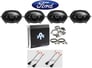Kicker 6x8" Factory Speaker Replacement Kit+4-Ch Amp For 2005-2006 Ford Mustang Image 1