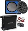 Kicker 44CVX124 Comp VX CVX 12" 1500w Subwoofer+Amplifier+Vented Box+Amp Kit Image 1