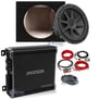 Kicker 44CVX124 Comp VX CVX 12" 1500w Subwoofer+Mono Amplifier+Free Box and Wire Image 1