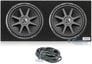 (2) Kicker 44CVX154 15" CVX 2000w RMS Car Subwoofers+Sealed Sub Box Enclosure Image 1