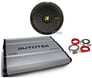 KICKER 44CWCD154 CompC 15" 1200w Car Audio Subwoofer Sub+Mono Amplifier+Amp Kit Image 1