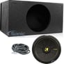 Kicker 44CWCD154 CompC 15" 1200w Car Audio Subwoofer + Vented Sub Box Enclosure Image 1