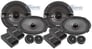 2-Pairs Kicker 44KSS6504 6.5" 250 Watt Car Audio Component Speakers Pair Image 1