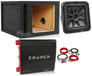 Kicker L7S102 L7 10" Solobaric Car Sub+Vented Enclosure+750W Amplifier+Amp Kit Image 1